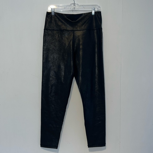 offline by aerie Pants - Offline By Aerie Black Shiny Women’s Leggings 1102